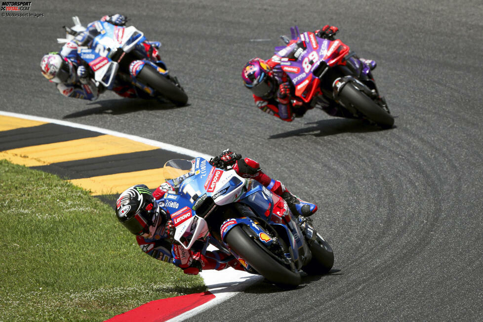 Italien: 1. Jorge Martin (171), 2. Francesco Bagnaia (153), 3. Marc Marquez (136), 4. Enea Bastianini (114), 5. Pedro Acosta (101)