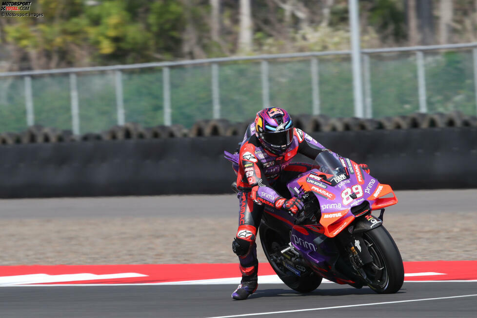 Indonesien: 1. Jorge Martin (366), 2. Francesco Bagnaia (345), 3. Enea Bastianini (291), 4. Marc Marquez (288), 5. Pedro Acosta (181)