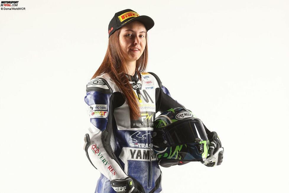 #52 Jessica Howden: Die 21-jährige Südafrikanerin Jessica Howden ist die World WCR-Fahrerin des Teams Trasimeno. Sie hat an der Frauen-Europameisterschaft teilgenommen und drei Podiumsplätze in der Serie errungen.