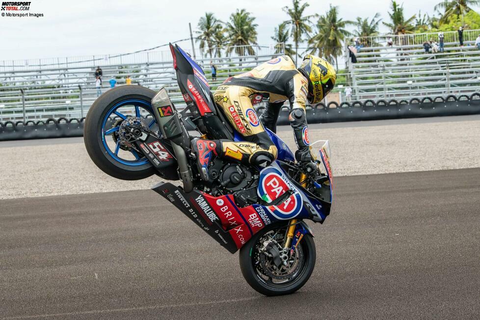 Platz 5: Yamaha - Yamaha blickt auf zwei Fahrer- und zwei Herstellertitel zurück. Toprak Razgatlioglu beendet in der WSBK-Saison 2021 die Erfolgsserie von Jonathan Rea und beschert Yamaha den zweiten WM-Titel.