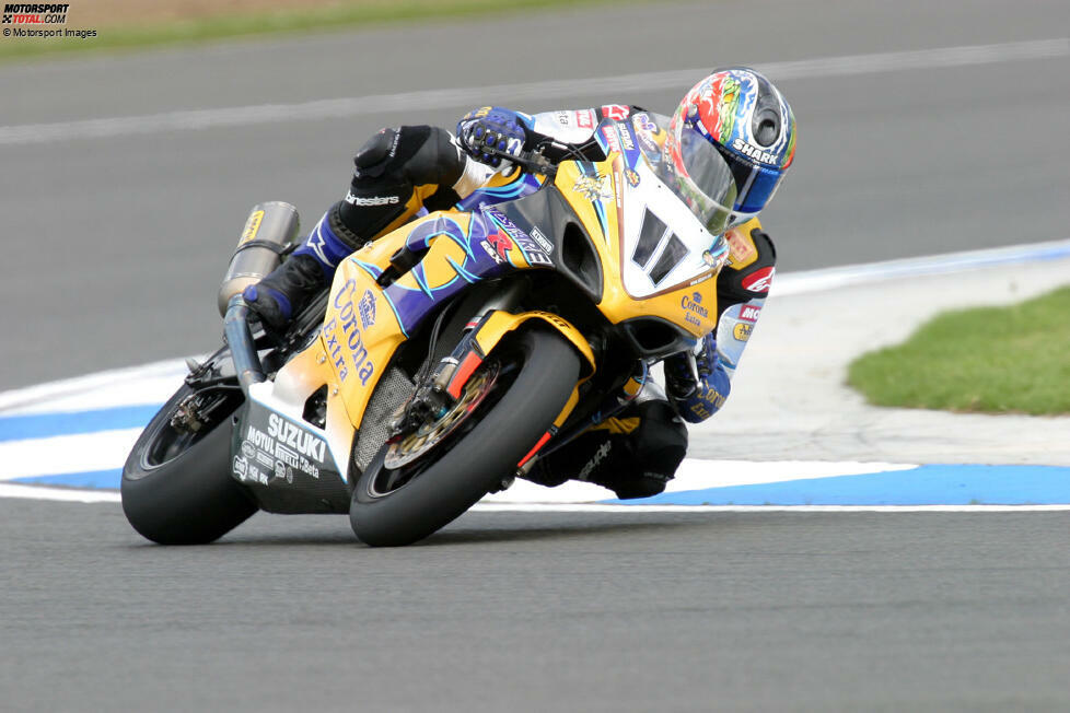 Platz 6: Suzuki - Suzuki ist in der WSBK-Saison 2005 unschlagbar und holt mit Troy Corser den WM-Titel. Und auch bei den Herstellern liegt Suzuki in diesem Jahr vorn. Nach der Saison 2015 verschwindet Suzuki aus der seriennahen Meisterschaft.