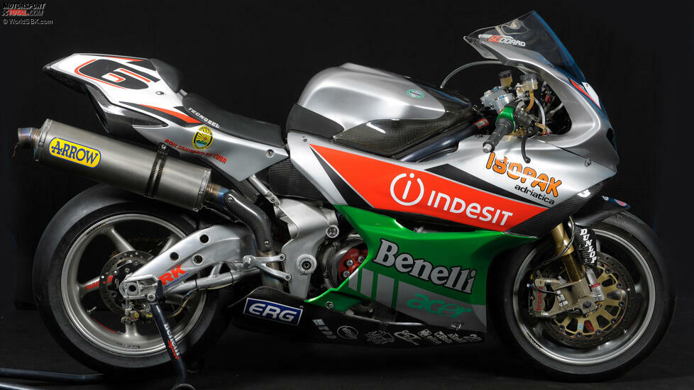 Platz 11: Benelli - Die italienische Kultmarke ist Anfang der 2000er in der Superbike-WM aktiv. Peter Goddard sammelt mit der Tornado 900 einige WM-Punkte. Bereits Ende 2002 ist das Projekt beendet.