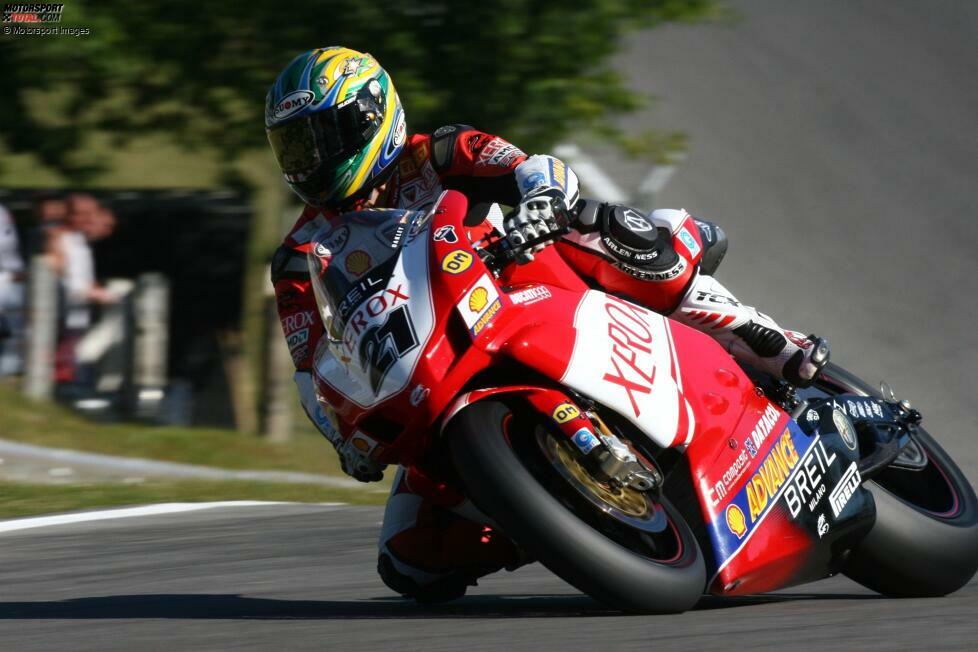 Platz 1: Ducati - Troy Bayliss ist eine weitere Ducati-Ikone. Der Australier tritt nach der Jahrtausendwende in die Fußstapfen von 