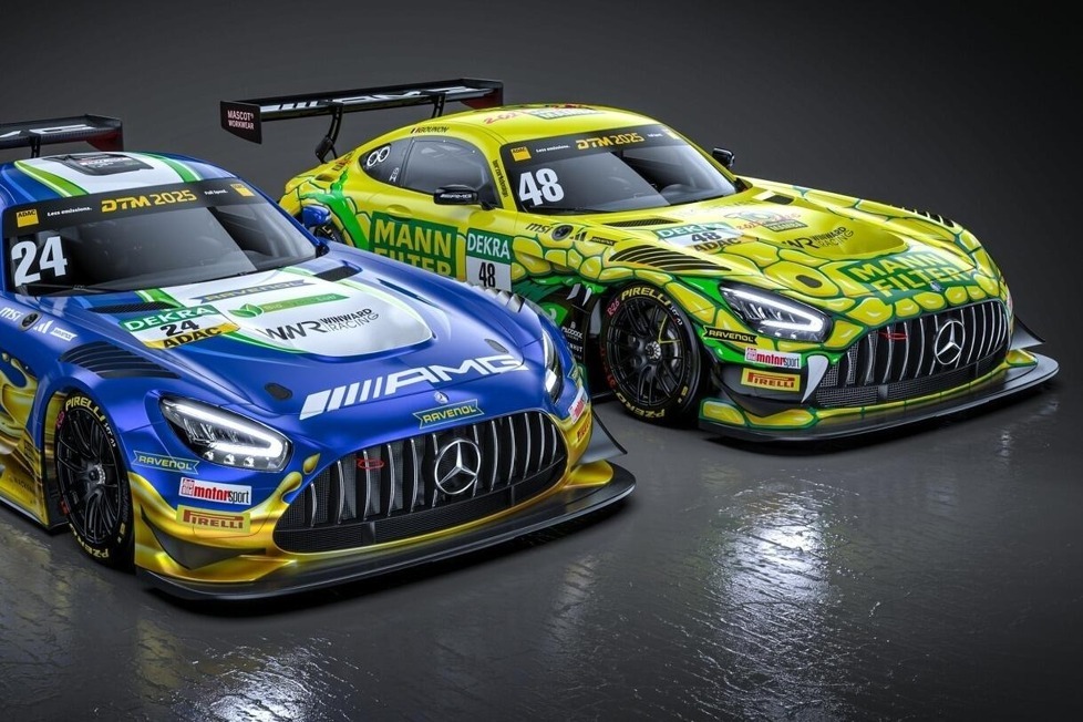 Das Mercedes-AMG-Team Winward präsentiert die DTM-Designs für Maro Engel und Jules Gounon: Wieso Ford-Verwechslungsgefahr besteht und wie die 