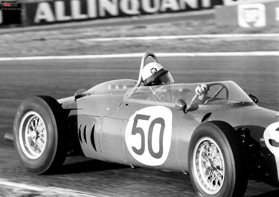 ... gelingt 1961 dem Italiener Giancarlo Baghetti beim Frankreich-Grand-Prix in Reims: Er startet erstmals in der Weltmeisterschaft und er gewinnt auf Anhieb! Das ist seither nie wieder passiert in der Formel 1.