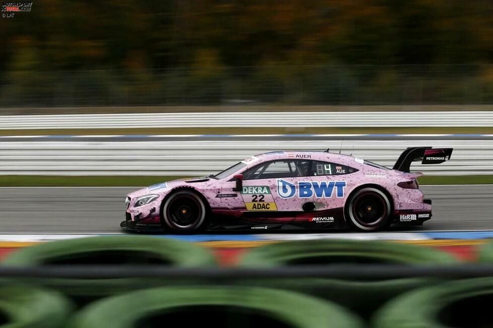 ... denn schon von 2015 bis 2017 war der Österreicher in der Hersteller-DTM in den bekannten Farben von BWT unterwegs.