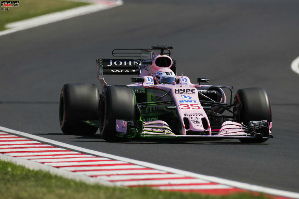 Und auch seinen Formel-1-Test 2017, damals für Force India auf dem Hungaroring in Ungarn, absolvierte Auer in den Farben von Sponsor BWT.