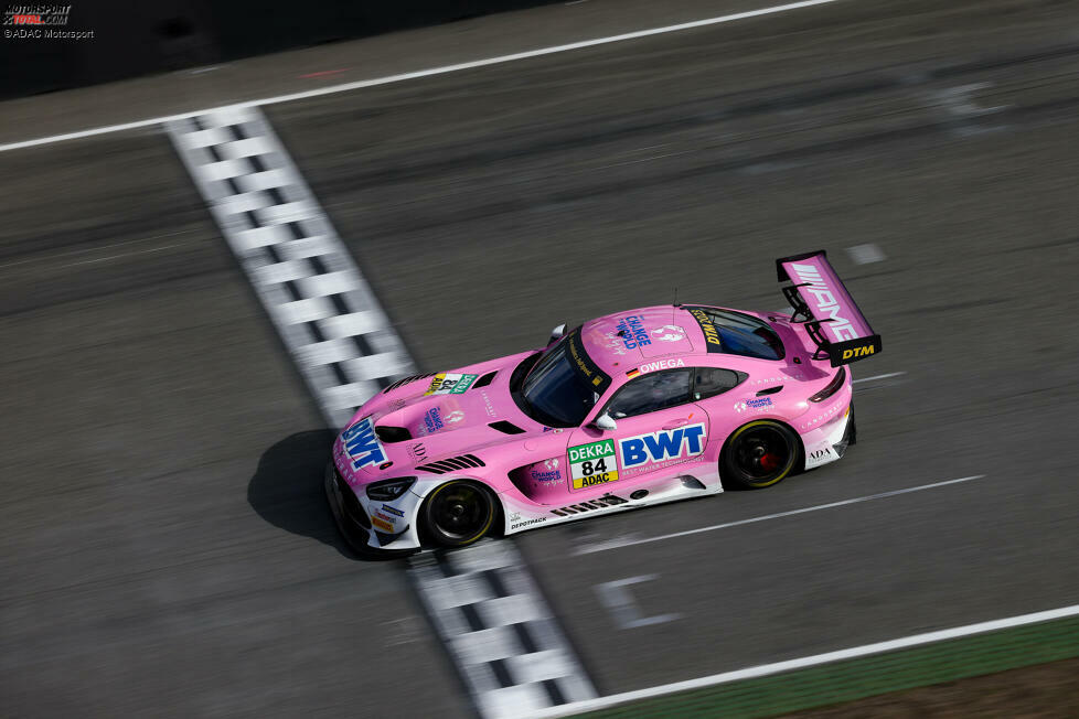 Auch die Mercedes-Truppe von Klaus Landgraf hat eine BWT-Geschichte: In der DTM-Saison 2023 stellte das österreichische Unternehmen das Design von Jusuf Owega.