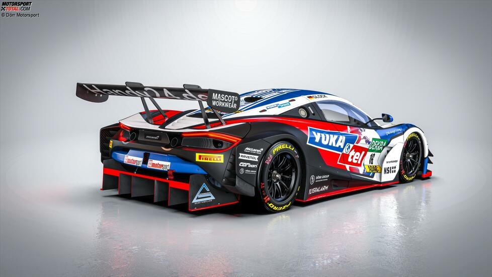 ... trägt wie in alten DTM-Zeiten die Startnummer 16, mit der er bereits bei BMW unterwegs war. Als Sponsor dient bei seinem McLaren ein Mobilfunk-Großhändler aus Frankfurt.