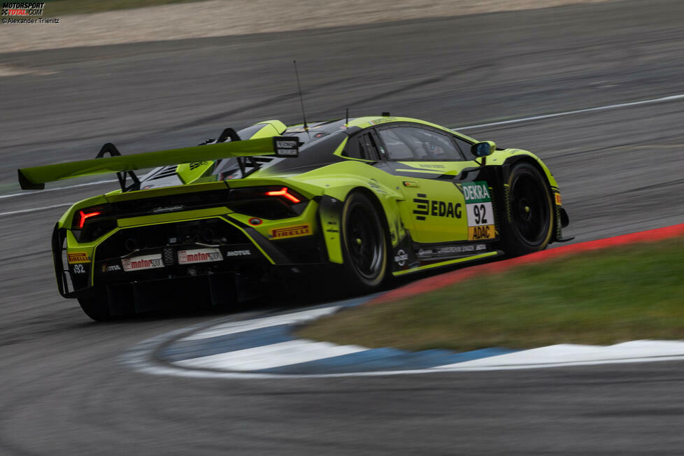 Lamborghini Huracan GT3 - 9 Siege: Der GT3-Renner aus Italien ist seit 2021 dabei, der erste Rennsieg gelang aber erst 2023. Der Huracan GT3 hat zwar wie der Porsche neun Rennsiege auf dem Konto, aber einen zweiten Platz mehr. Das reicht für Platz vier.