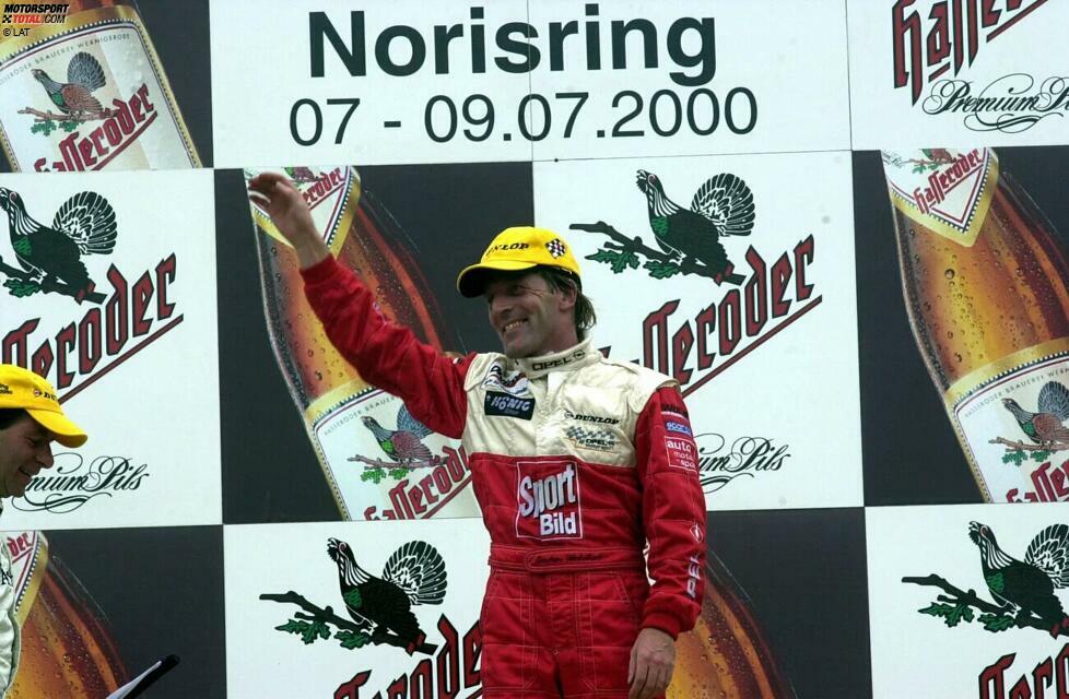 2000 schlägt er im Opel noch einmal zu und gewinnt von der Poleposition. Die Hälfte seiner vier DTM-Siege gelingen auf der 