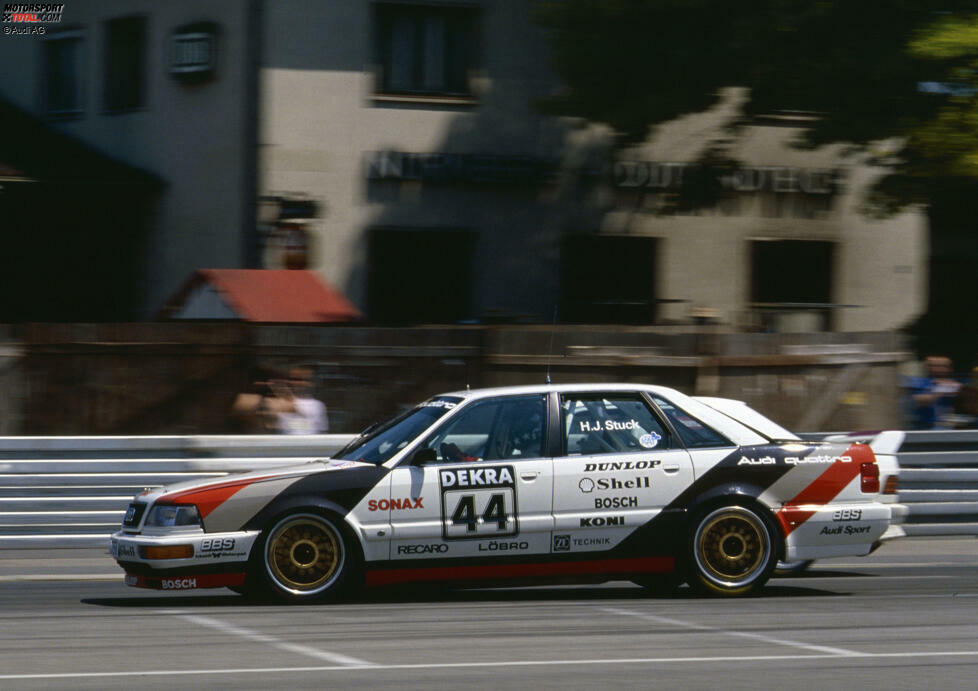 2 Siege: Hans-Joachim Stuck (1990 und 1991). 1990 triumphiert 
