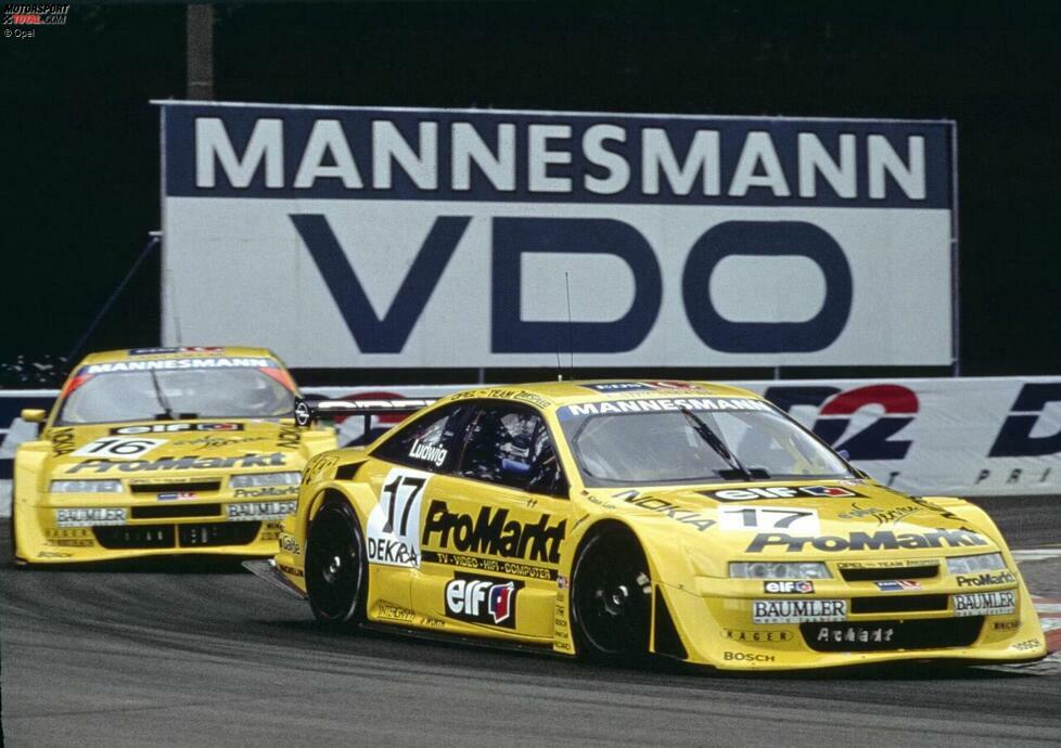 1996 führte Ludwig in der ITC mit dem Calibra des Zakspeed-Teams zwei souveräne Doppelerfolge an - jeweils vor Teamkollege Uwe Alzen.