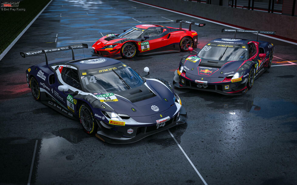 Nach der Saison 2024 liebäugelte Emil Frey Racing sogar mit dem Einsatz von insgesamt vier Ferrari 296 GT3 in der DTM - am Ende sind es immerhin drei Boliden geworden.