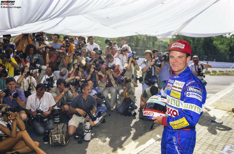 Rubens Barrichello (1993): Deutlich länger hält Barrichello in der Formel 1 durch, nämlich 19 Jahre. Die ersten vier Jahre verbringt er bei Jordan, wo es zunächst holprig mit nur einem Punktergebnis losgeht. Doch der Brasilianer weiß später auf sich aufmerksam zu machen und landet über Stewart bei Ferrari, wo er zwei Mal Vize-WM wird.