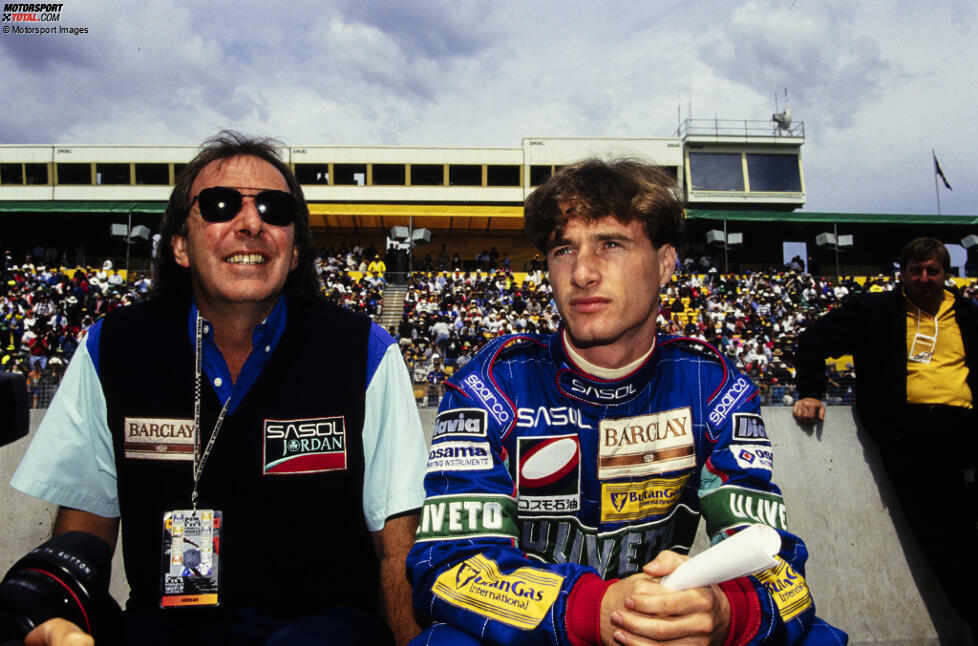 Eddie Irvine (1993): Der Nordire darf in den letzten beiden Rennen ran und legt sich beim Debüt gleich einmal mit Ayrton Senna an. Im ersten Rennen der nächsten Saison verursacht er einen Unfall und wird drei Rennen gesperrt. 1996 wechselt er zu Ferrari, wo er 1999 nach dem Beinbruch von Michael Schumacher um den Titel kämpft.