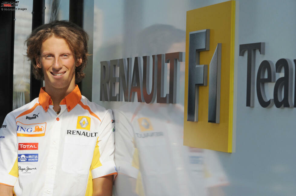 Romain Grosjean (2009): Weil Nelson Piquet jun. fliegt und dann über 