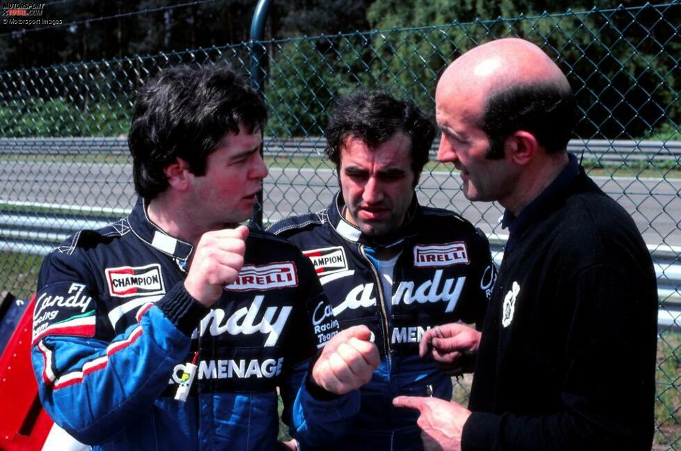 Derek Warwick (1981): Das erste Jahr von Toleman zeigt, dass das Team nicht bereit für die Formel 1 ist. Warwick und Teamkollege Brian Henton qualifizieren sich je nur einmal für einen GP. Bei Warwick ist es erst das Saisonfinale in Las Vegas. Ende 1983 fährt er erstmals für das Team in die Punkte und wechselt dann zu Renault.