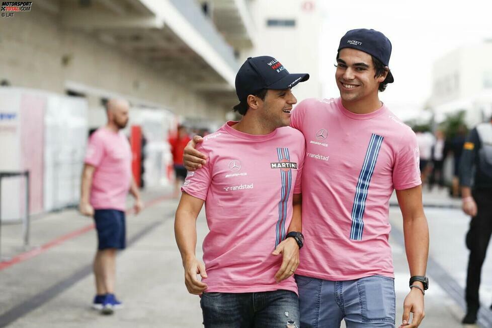 Zwei Jahre zuvor gab Lance Stroll bei Williams sein Debüt. Eigentlich sollte der Kanadier von Valtteri Bottas lernen, doch nach Nico Rosbergs Abschied ging der zu Mercedes und Williams holte Massa aus der Rente. Drei Punkte mehr holte der Brasilianer und feierte am Ende der Saison seinen zweiten Rücktritt.