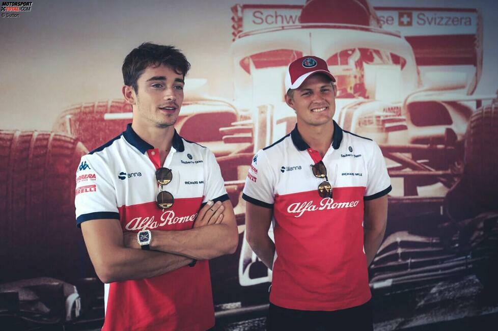 Apropos Sauber: Dort ging es 2018 für Charles Leclerc los - und zwar an der Seite von Marcus Ericsson. Den Schweden hatte Leclerc recht locker im Griff, sodass er für 2019 mit einem Vertrag bei Ferrari belohnt wurde. Leclerc selbst hatte bislang einmal einen Rookie an seiner Seite ...