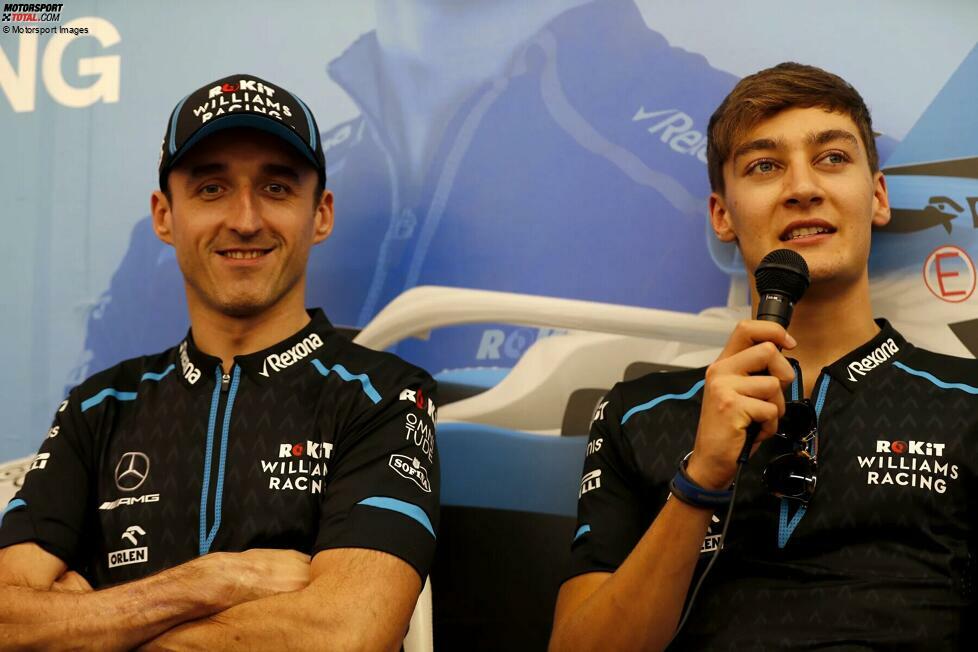 Der Brite selbst musste sich 2019 bei Williams mit Robert Kubica messen - und das im Grunde nur gegeneinander, weil das Auto allen anderen weit unterlegen war. Russell dominierte den Polen nach Belieben, am Ende holte aber Kubica in Hockenheim Williams' einzigen Punkt und lag in der WM vorne.