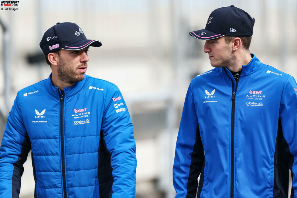 Der Franzose hatte danach aber noch weitere Rookies an seiner Seite. Erst 2025 fährt mit Jack Doohan ein Neuling bei Alpine neben ihm. Der Australier durfte aber schon beim Saisonfinale in Abu Dhabi für den Rennstall fahren.