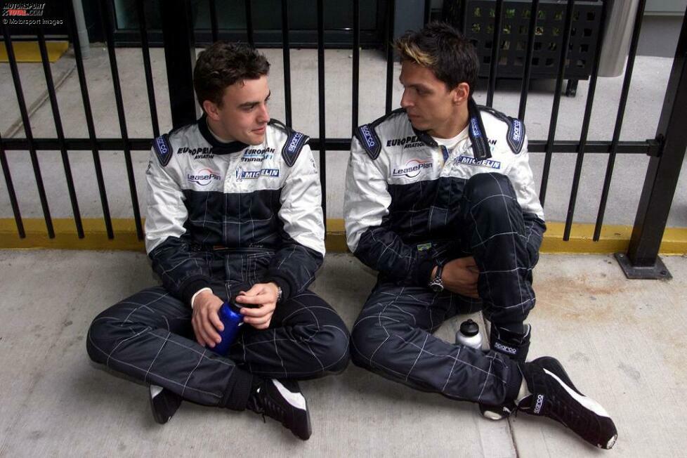 Weit zurück schauen müssen wir bei Fernando Alonso. Der Spanier duellierte sich 2001 bei Minardi mit dem Brasilianer Tarso Marques. Was kaum einer auf dem Schirm hat: Am Ende hatte Marques dank zweier 9. Plätze die Nase im Punktlos-Vergleich vorn. Trotzdem war klar, dass Alonso der bessere Fahrer war und eine große Karriere vor sich hat.