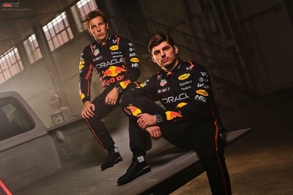 Red Bull: Liam Lawson (Neuseeland) und Max Verstappen (Niederlande)