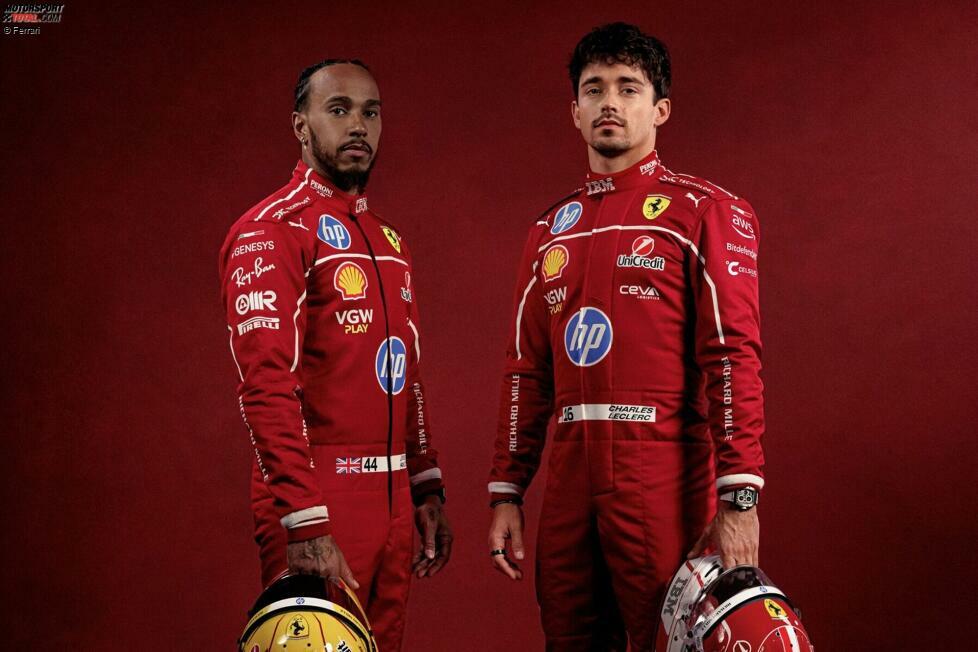 Ferrari: Lewis Hamilton (Großbritannien) und Charles Leclerc (Monaco)
