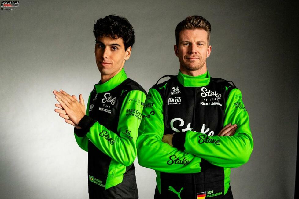 Sauber: Gabriel Bortoleto (Brasilien) und Nico Hülkenberg (Deutschland)