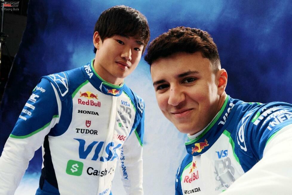 Racing Bulls: Yuki Tsunoda (Japan) und Isack Hadjar (Frankreich)