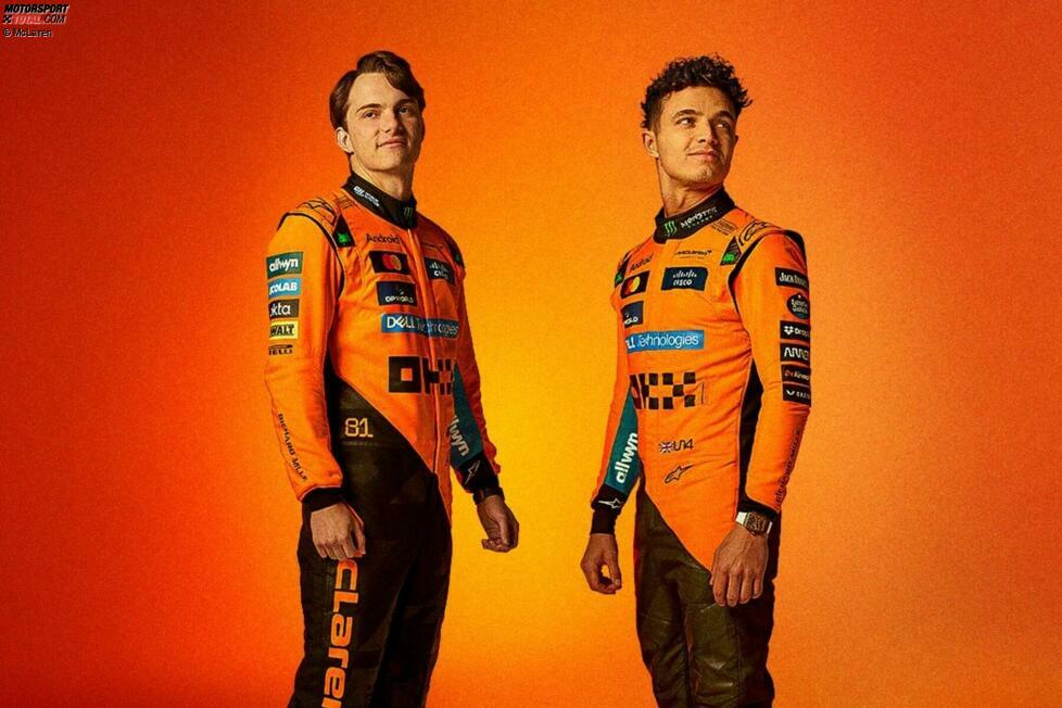 McLaren: Oscar Piastri (Australien) und Lando Norris (Großbritannien)