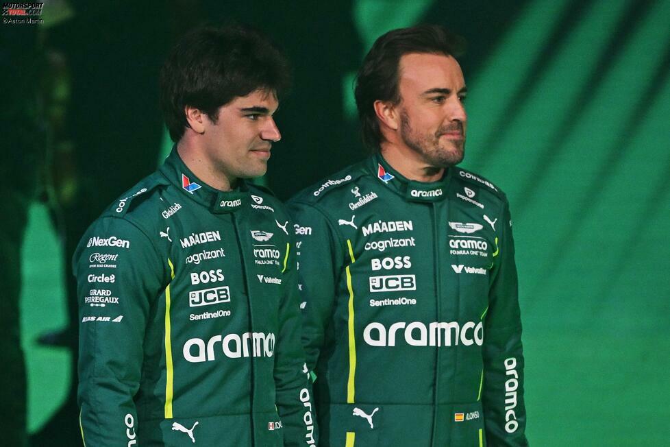 Aston Martin: Lance Stroll (Kanada) und Fernando Alonso (Spanien)