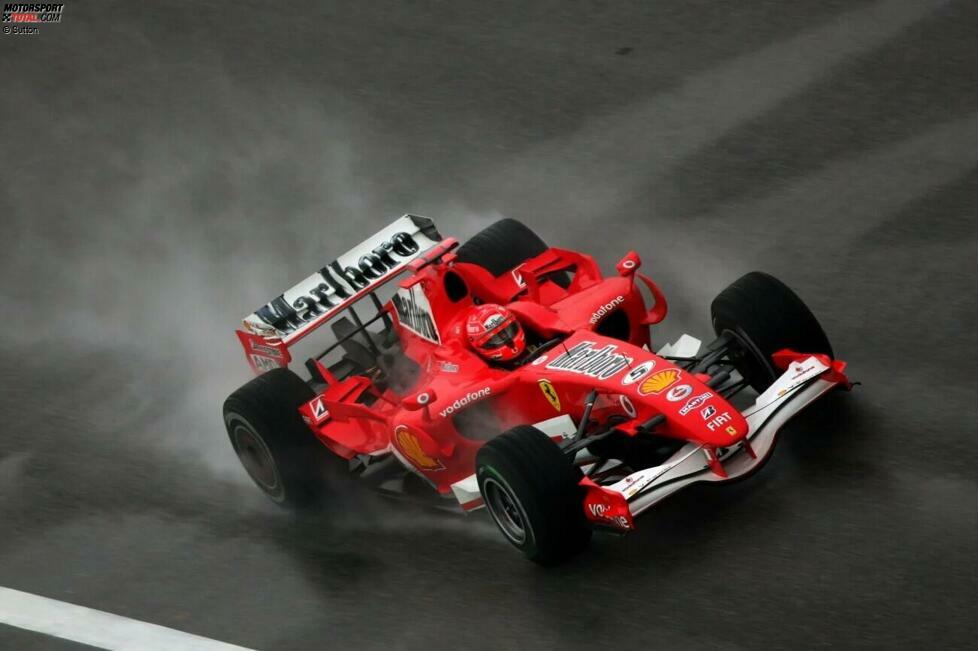 ... 2006 beim China-Grand-Prix: Er gewinnt zum 91. Mal ein Formel-1-Rennen und kann Weltmeister werden, doch der Titelgewinn geht letztlich an Fernando Alonso. Nach 15 siegreichen Saisons in Folge verabschiedet sich 