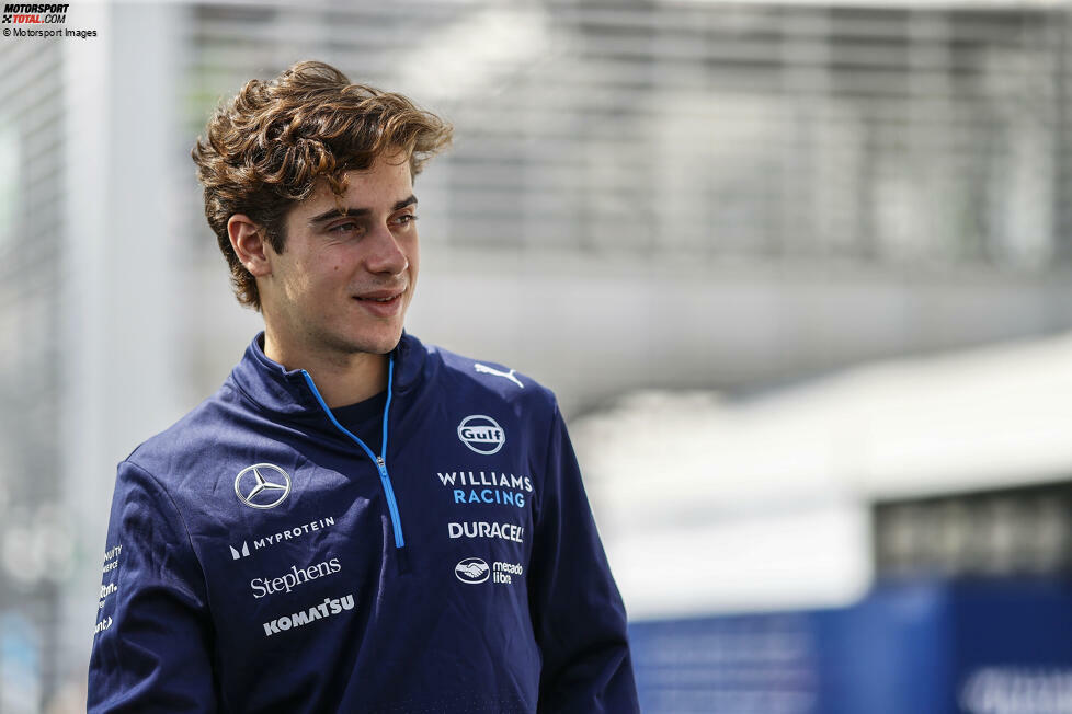 Franco Colapinto (2024): Obwohl er nur ein halbes Jahr Formel-2-Erfahrung hat, schmeißt Teamchef James Vowles den Argentinier in Monza ins kalte Wasser. Doch Colapinto zeigt, dass er schwimmen kann, und holt schon im zweiten Rennen P8. Sein Einsatz bleibt aber einer auf Zeit, da Carlos Sainz für 2025 längst als Stammfahrer feststeht.