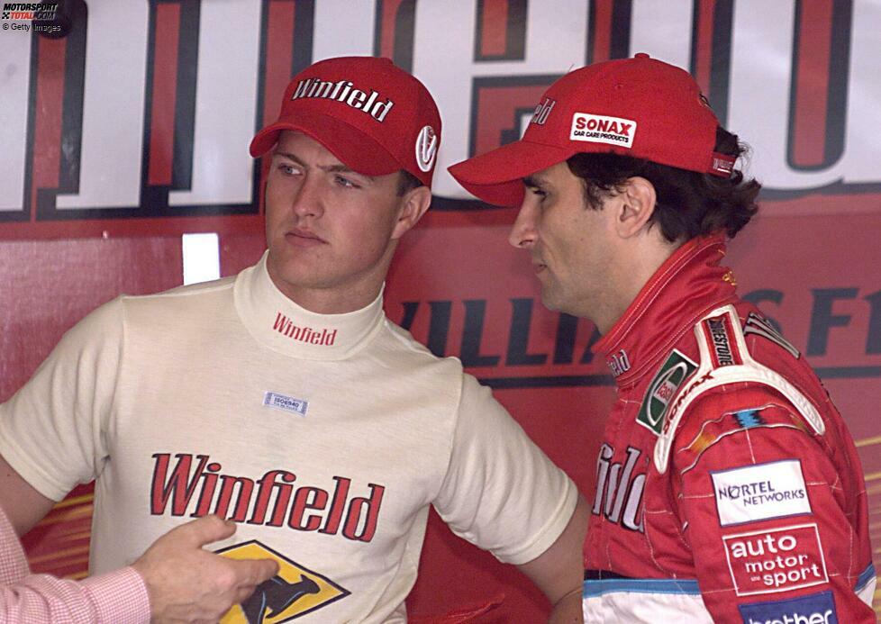 1999: Alessandro Zanardi kommt mit zwei Meistertiteln aus der US-amerikanischen CART-Serie (zurück) in die Formel 1, macht bei Williams gegen Ralf Schumacher aber keinen Stich: Während der jüngere Schumacher-Bruder mehrfach vorne mitfährt, bleibt Zanardi komplett ohne Punkte. Nach nur einem Jahr ist Schluss.