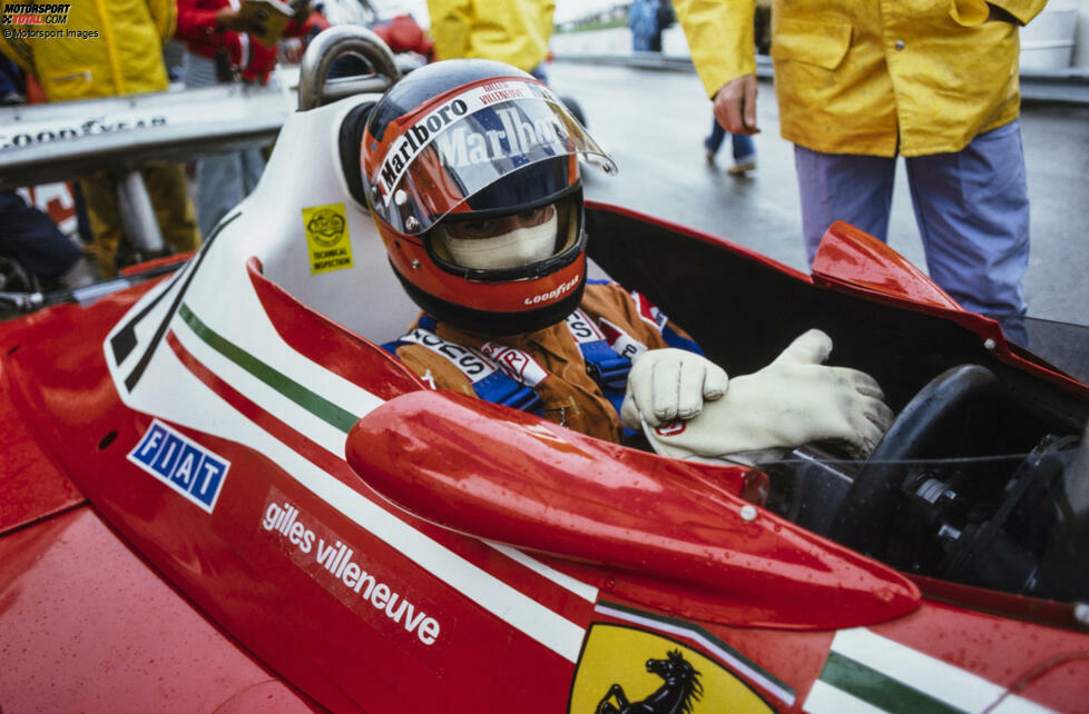 ... bald reist er auf Einladung von Ferrari nach Maranello und bestreitet einen Test in Fiorano. Enzo Ferrari erkennt in Villeneuve 