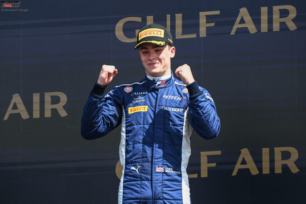 Luke Browning durfte im Training in Abu Dhabi und bei Tests schon Formel-1-Luft für Williams schnuppern. Nach dem Wechsel von Franco Colapinto ist er beim Traditionsteam nun der Nächste in der Reihe. Der Brite wurde 2024 Gesamtdritter der Formel 3 und geht 2025 mit Hitech in der Formel 2 an den Start. In der F3 startet Alessandro Giusti.