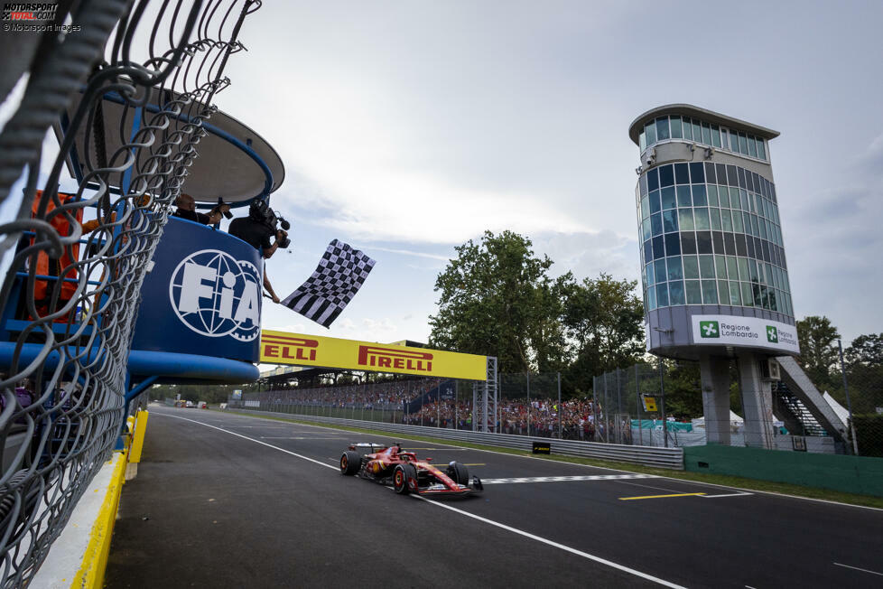 15. Monza, Italien (6. September 2026) - DIE Highspeed-Strecke im Kalender darf natürlich nicht fehlen. Auf keinem anderen Kurs werden die Flügel so flach eingestellt wie im Königlichen Park von Monza. Hier erreicht die Formel 1 noch Geschwindigkeiten von mehr als 350 km/h.