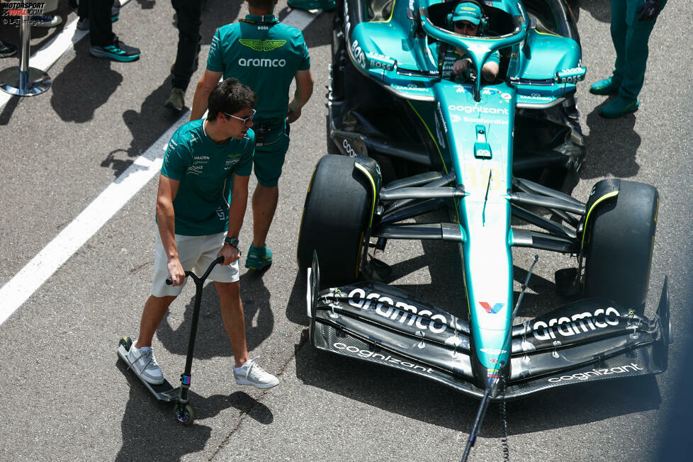 Stroll dagegen hat vorzeitig Feierabend: Aston Martin kann den AMR25 innerhalb der verbleibenden Zeit im ersten Training nicht reparieren, sodass er fast die komplette Einheit verliert - ein großer Nachteil in Monaco, aber in diesem Fall selbstverschuldet.