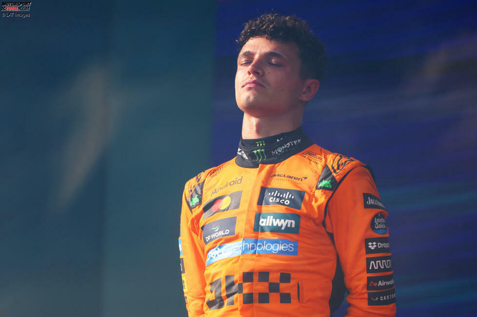 Lando Norris (Redaktion: 3) - Sehen wir auch so. Norris ist im Zweikampf nicht abgebrüht genug und scheint aus früheren Begegnungen mit Max Verstappen nicht gelernt zu haben. Oscar Piastri macht das wesentlich smarter. Der Sieg im Sprint fiel Norris durch die Gelbphase in den Schoß.