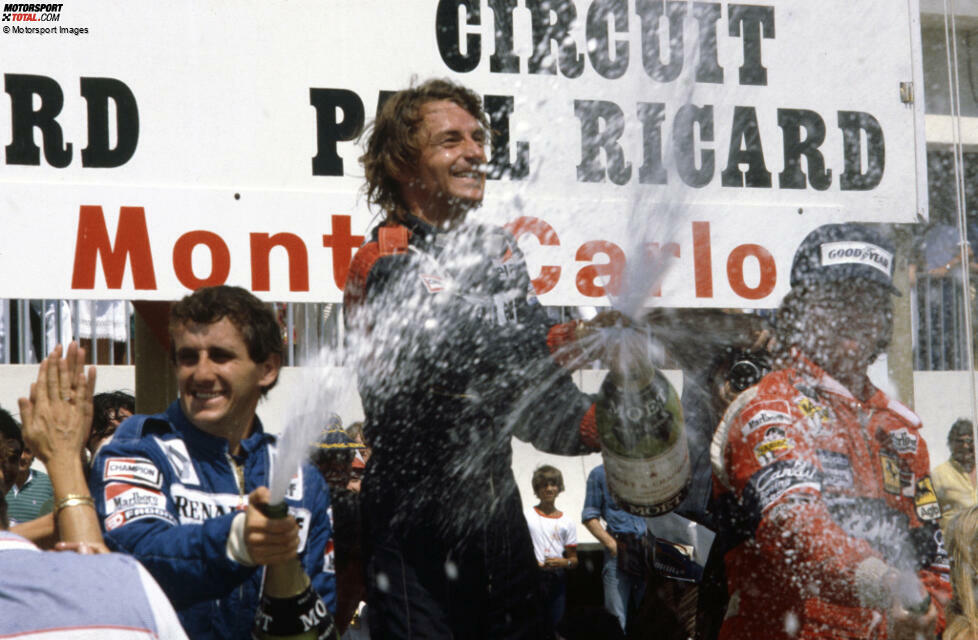 Auch Didier Peroni ereilt ein Schicksalsschlag nach seinem dritten Platz in Le Castellet 1982. Zwar holt er die Pole beim nächsten Rennen in Deutschland, zieht sich in der Session bei einem Unfall aber auch schwere Beinverletzungen zu und tritt nie wieder in der Formel 1 an. Den Titel verpasst er in dem Jahr um nur fünf Punkte.