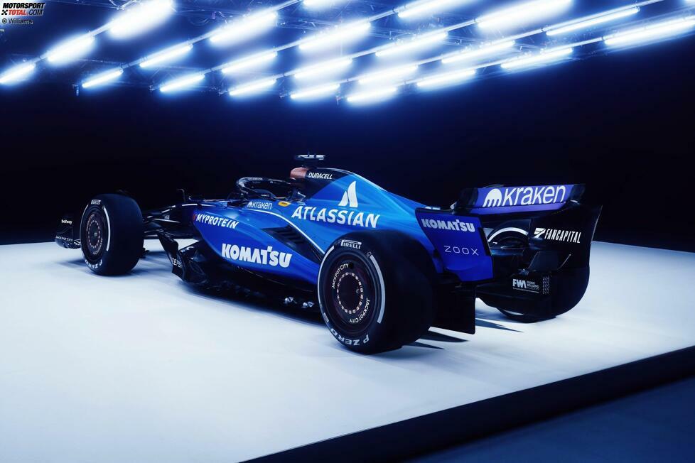 30 Punkte: Williams - Ein neuer Titelsponsor, aber keine neuen Farben. Zumindest optisch sticht Williams damit nicht aus der breiten Masse heraus. Bei uns der vorletzte Platz.