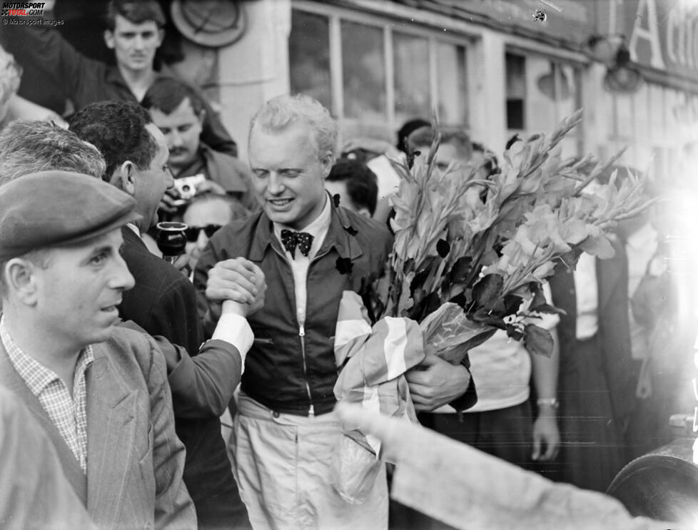 1954 sollte Hawthorn einen weiteren Sieg holen, danach aber vier Jahre keinen mehr - bis Reims 1958. Erst dann gewinnt der Ferrari-Pilot wieder und wird am Ende Weltmeister - obwohl es sein einziger Sieg des Jahres ist. Hawthorn tritt zurück und stirbt nur wenige Monate später bei einem Autounfall.