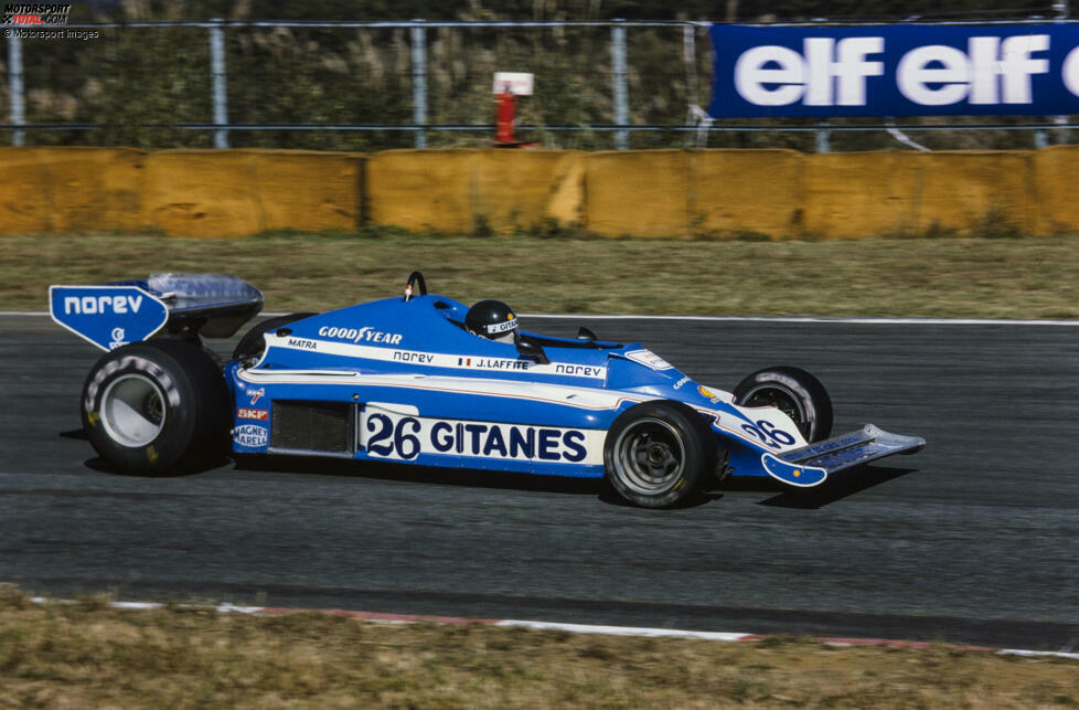 Nach dem Kauf des Matra-Teams kann der ehemalige Rennfahrer Guy Ligier als Besitzer des Ligier-Teams gleich in seiner zweiten Formel-1-Saison (1977) einen Sieg bejubeln. Das Sponsoring kommt von der Zigarettenmarke Gitanes. Zur Saison 1997 wird sie in der Rolle als Ligier-Sponsor von der Schwestermarke Gauloises abgelöst.