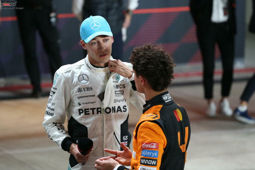 George Russell (Mercedes): 1 Punkt - Zu großer Abstand hinter dem Safety-Car in Katar (1)