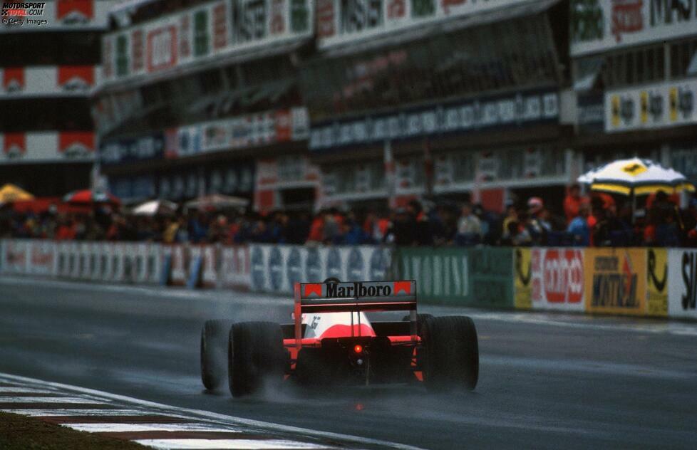 #10 Alain Prost (1985) - Prost legt mit einem Sieg in Sao Paulo gut los, dreht sich dann aber beim zweiten Saisonlauf im verregneten Estoril von der Strecke und scheidet aus. In Imola gewinnt der Franzose dann erneut, wird aber disqualifiziert, weil das Auto zu leicht ist. Die Elektronik hatte den Motor zu viel Sprit verbrauchen lassen.