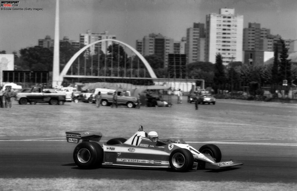 #6 Jody Scheckter (1979) - Ein Massenunfall am Start in Argentinien reißt auch den Ferrari-Piloten mit ins Aus. In Rennen zwei holt er als Sechster einen Punkt, der später den Streichergebnissen zum Opfer fällt. Auch nach Grand Prix drei bleibt der Südafrikaner sieglos, holt da bei seinem Heimspiel aber wenigstens Rang zwei.