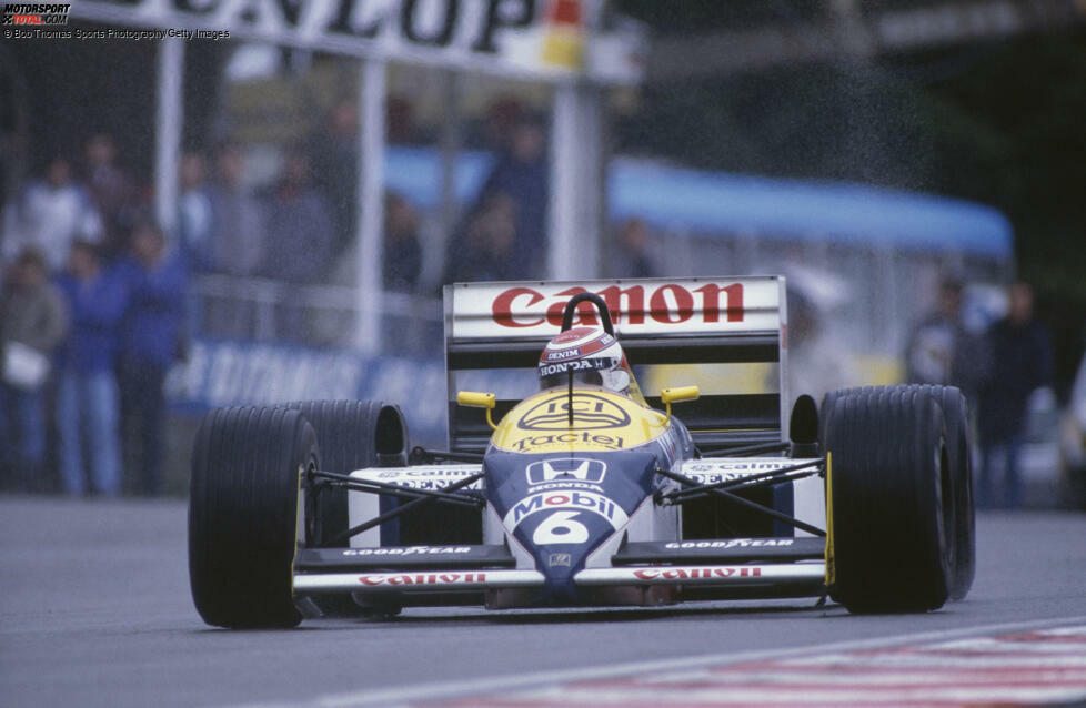 #3 Nelson Piquet (1987) - Nach einem schweren Unfall im Qualifying erteilt Rennarzt Sid Watkins dem Brasilianer für Imola Startverbot. Und weil auch in Belgien der Motor den Geist aufgibt, bleibt Piquet nach drei Rennen 