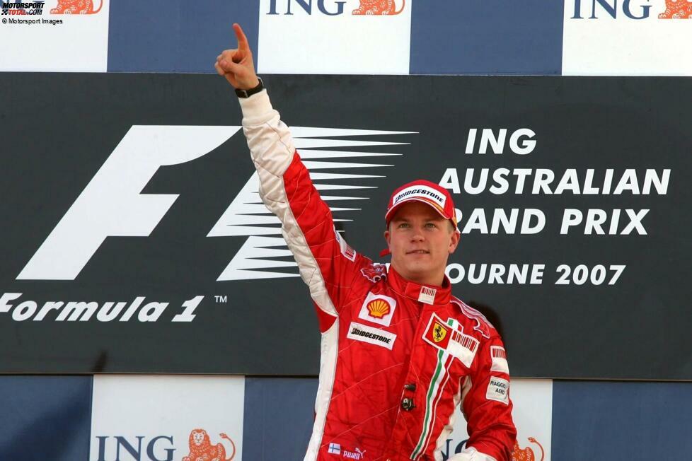 Kimi Räikkönen (P1, Australien 2007): Besser macht es der 